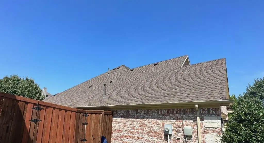 Completed roof replacement project in Reno
